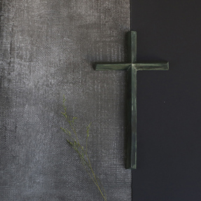 銅綠字十架-銅製壁掛十字架禮品