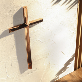 紅銅十架-銅製壁掛十字架禮品