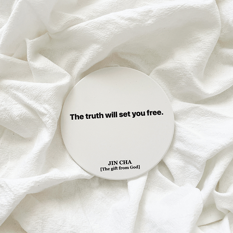 [經文杯墊]The truth will set you free.