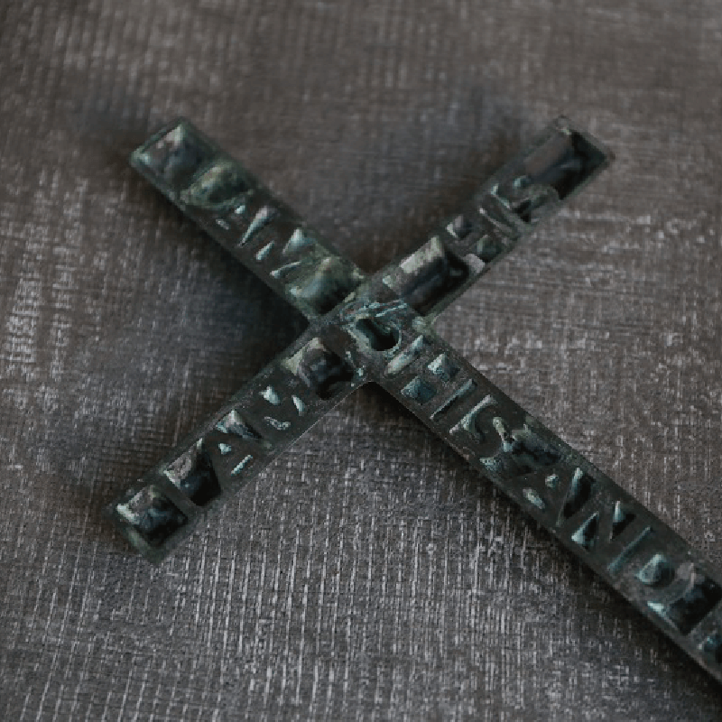 銅綠十字架-銅製十字架禮品