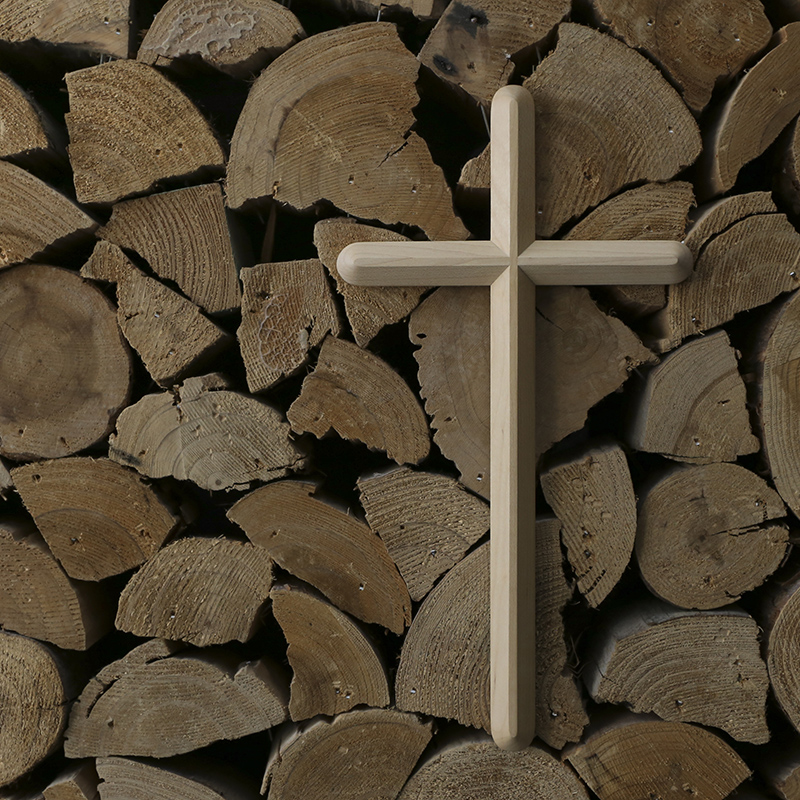 楓木手工十字架-手工木製十字架