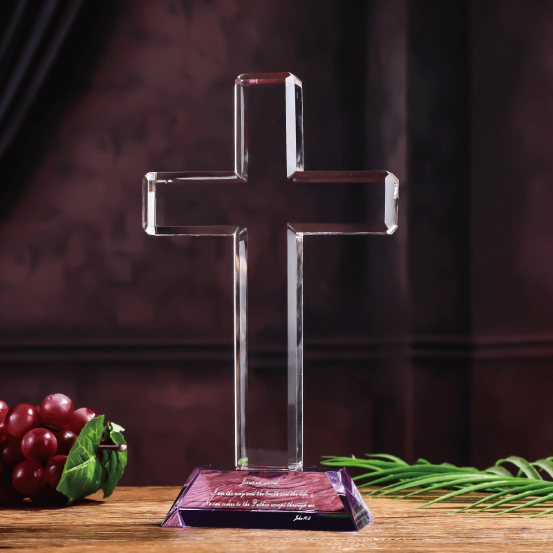 十字架桌飾-水晶十字架擺飾